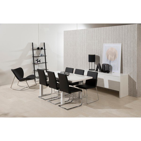 Writex fekete polcos állvány, 63 x 183 cm - Actona-image-1