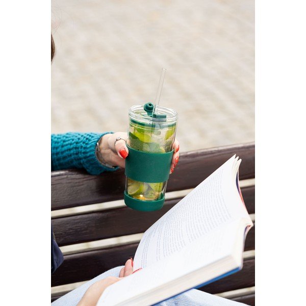 Zöld termobögre 600 ml Fuori – Vialli Design-image-4