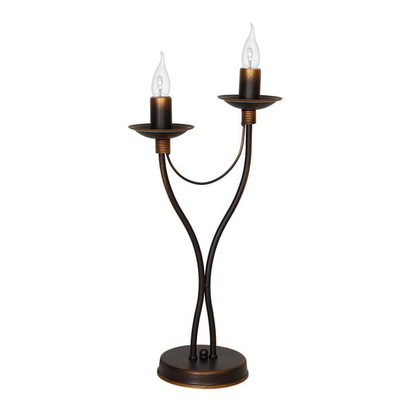 Spirit sötétbarna asztali lámpa, magassága 47 cm - Glimte