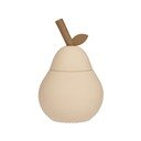 Krémszínű szilikon gyerek bögre Pear – OYOY Mini