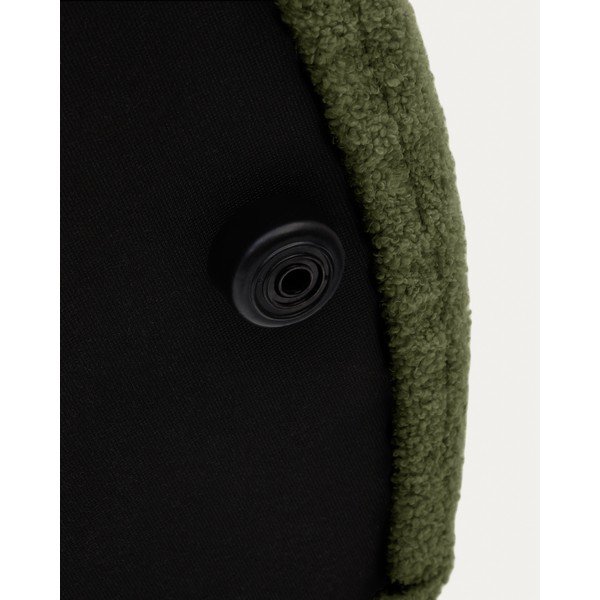 Zöld buklé puff Kaeli – Kave Home-image-2