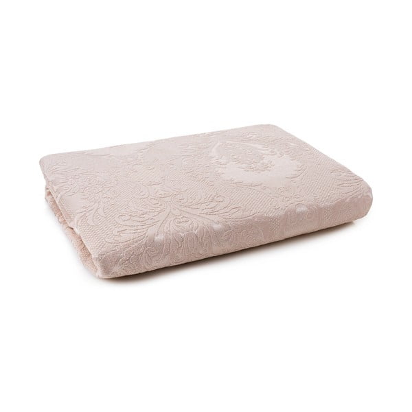 Bézs damaszt ágytakaró és párnahuzat szett 240x260 cm Beste – Mijolnir-image-2