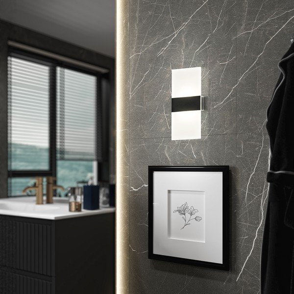 Fehér-matt ezüstszínű LED fali lámpa Magnetics – Fischer & Honsel-image-3