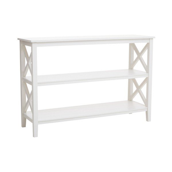 Fehér borovi fenyő polcos állvány 120x81x40 cm Heritage – Premier Housewares