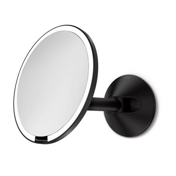 Fali-kozmetikai tükör világítással-nagyítós (ötszörös nagyítás) 8x23 cm Sensor – simplehuman