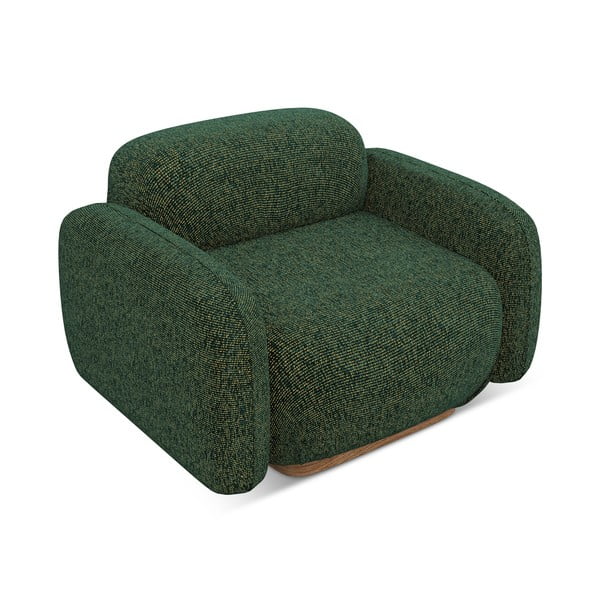 Sötétzöld fotel Ailani – Makamii-image-3