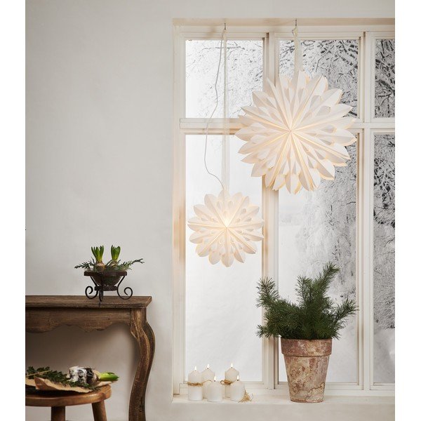 Clipp fehér karácsonyi dekoráció, ø 60 cm - Star Trading-image-2