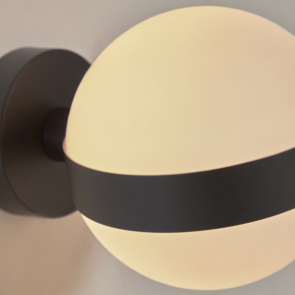 Fekete fali lámpa ø 15 cm Anasol – Kave Home-image-2