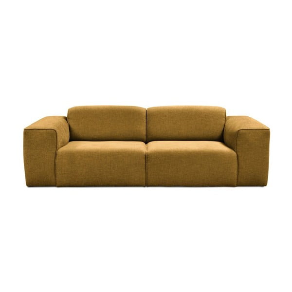 Phoenix sárga háromszemélyes kanapé - Cosmopolitan design