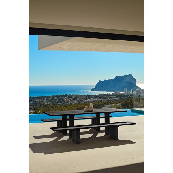 Étkezőasztal borovi fenyő asztallappal 100x260 cm Banda – Teulat-image-1