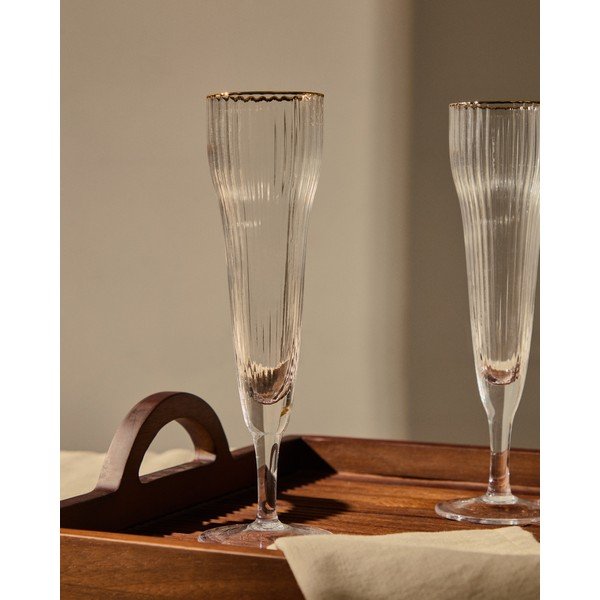 Pezsgőspohár 190 ml Ayan – Kave Home-image-2