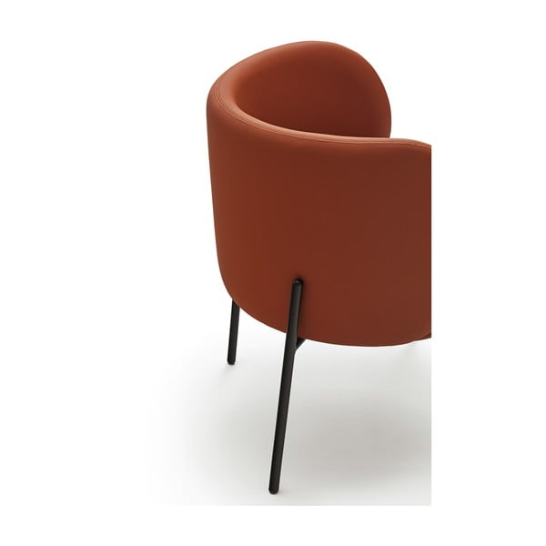 Narancssárga kárpitozott étkezőfotel szett 2 db-os Mogi – Teulat-image-4