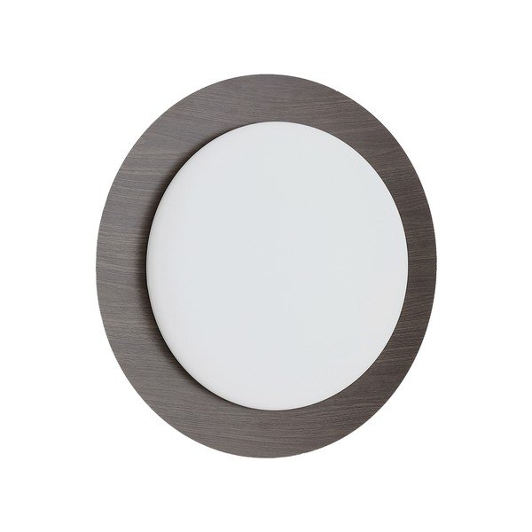 Sötétbarna fém LED fali lámpa ø 40 cm Novae – Kave Home