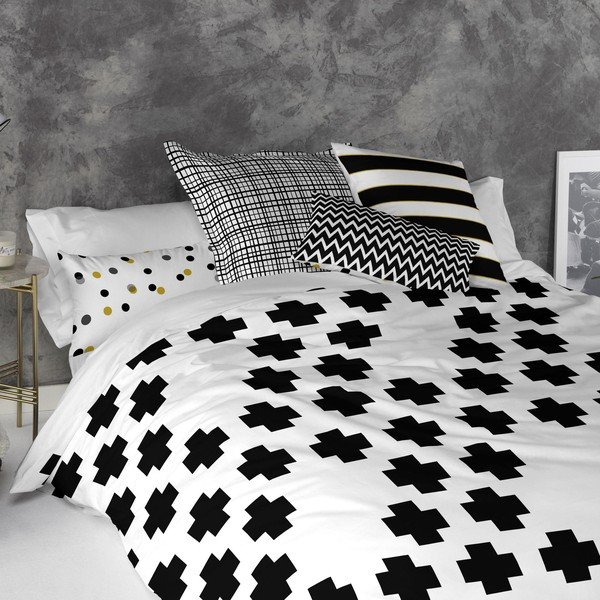 Mustard 2 db pamut párnahuzat - Blanc-image-1