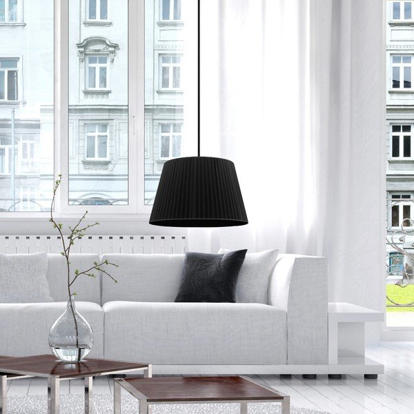 KAMI fekete mennyezeti függőlámpa, ⌀  36 cm - Sotto Luce-image-1