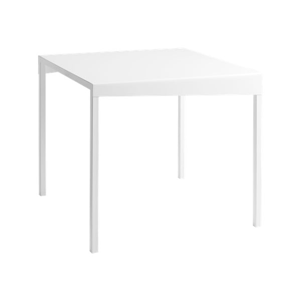 Obroos fehér tárolóasztal, 80 x 80 cm - Custom Form