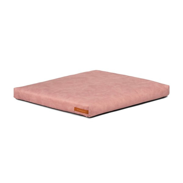 Rózsaszín öko bőr matrac kutyáknak 60x70 cm SoftPET Eco L - Rexproduct