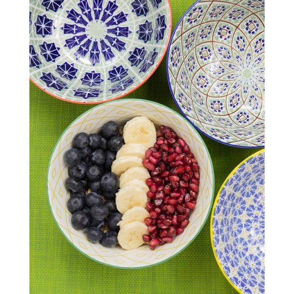 4 db-os kerámia tál készlet, ø 15 cm - Kitchen Craft-image-2