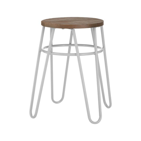 Szürke-natúr színű szilfa ülőke District – Premier Housewares