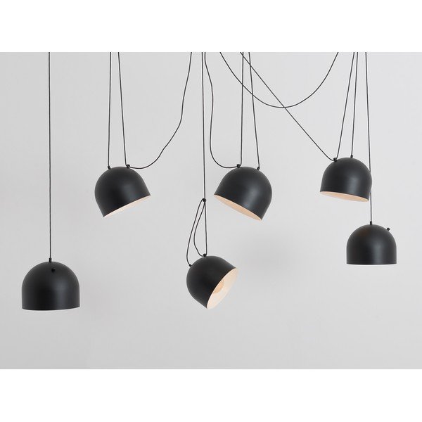 Fekete függőlámpa fém búrával 250x250 cm Popo - CustomForm-image-1