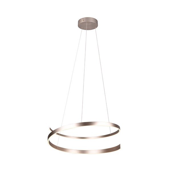 Szürke LED függőlámpa hangvezérléssel-mobil alkalmazás vezérléssel, fém búrával ø 75 cm Cinardi – CINQUE-image-2