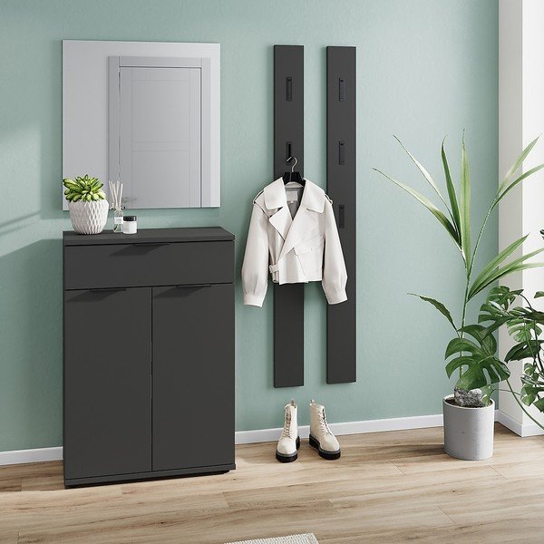 Antracitszürke előszoba bútor Stanton – Germania-image-1
