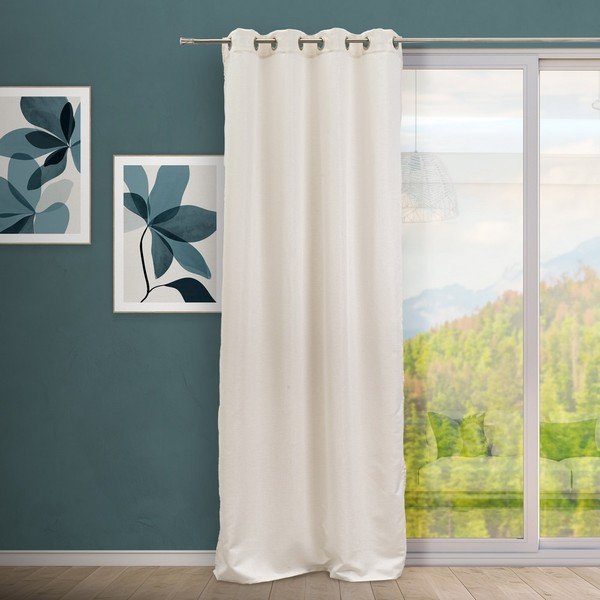 Bézs-aranyszínű jacquard függöny 140x260 cm Lluvia – Casa Selección-image-1