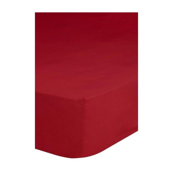 Piros kétszemélyes gumis lepedő, 180 x 200 cm - Emotion