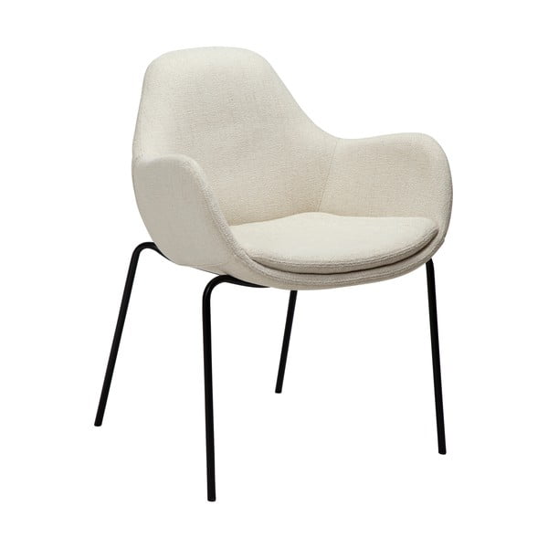 Krémszínű buklé fotel Zimmer – DAN-FORM Denmark