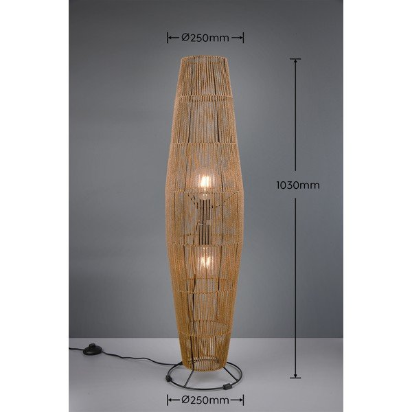 Natúr színű állólámpa (magasság 103 cm) Miki – Reality-image-3