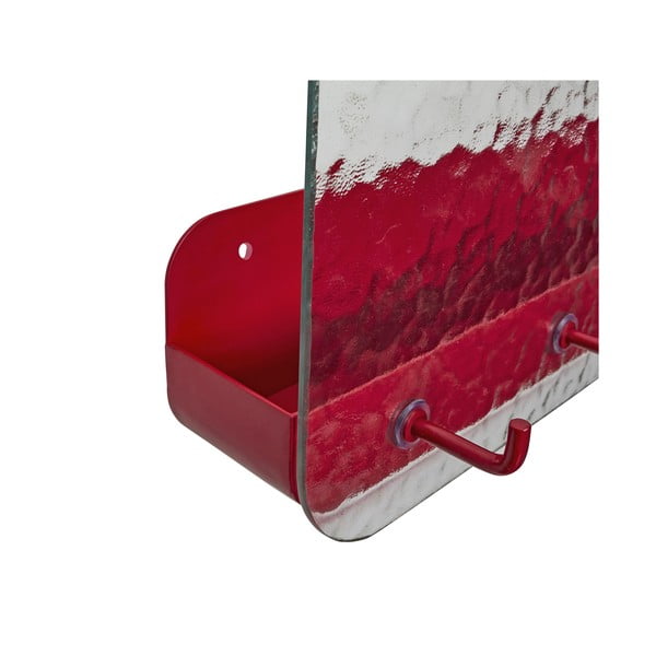 Piros fém falikar polccal Shack - Hübsch-image-2