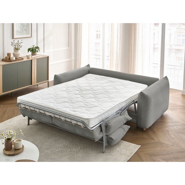 Szürke kinyitható kanapé 214 cm Ernest – Bobochic Paris-image-1