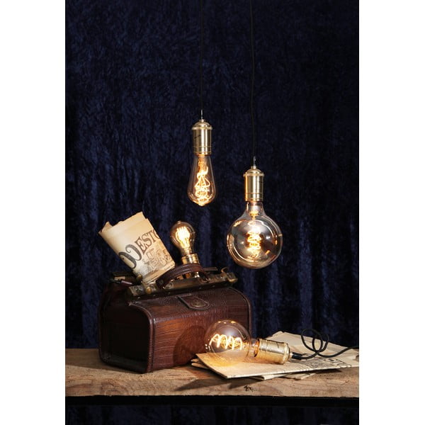 Meleg fehér szálas dimmelhető izzó E27, 3 W Spiral Filament – Star Trading-image-1