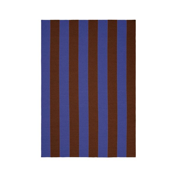 Kék-barna kézi szövésű gyapjúkeverék szőnyeg 200x300 cm Sissel – Jotex