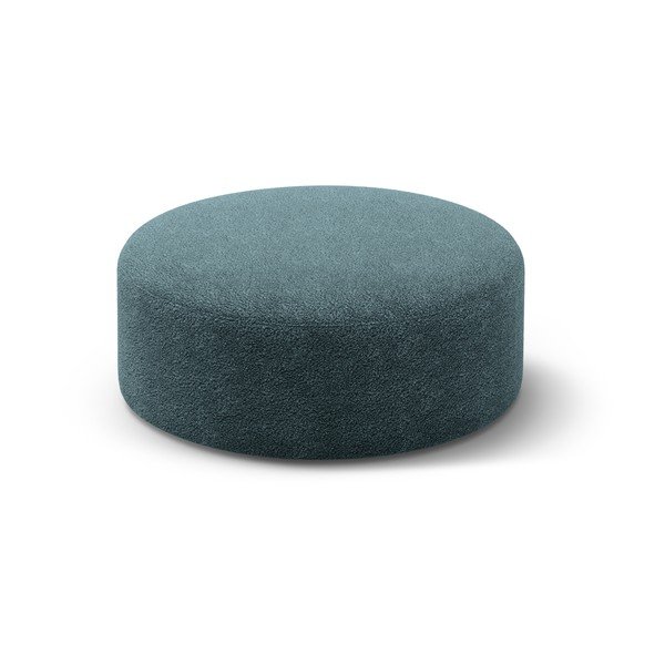 Petróleum színű buklé puff Dia – Micadoni 