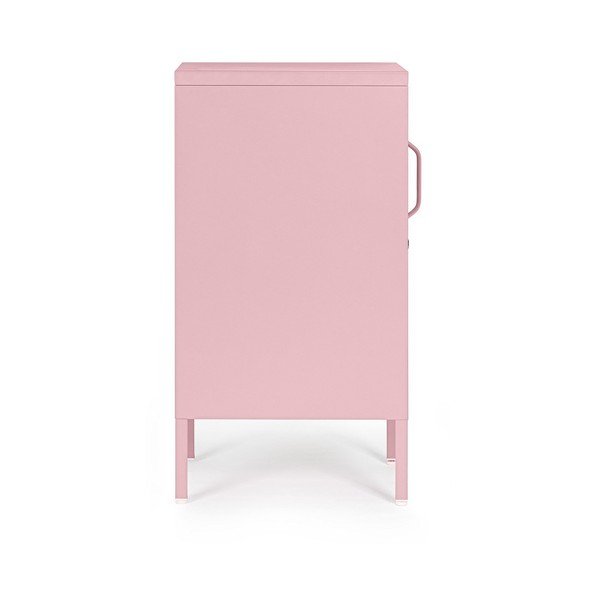 Világos rózsaszín fém zárható szekrény 35x76x40 cm Cambridge – Yes Everyday-image-4