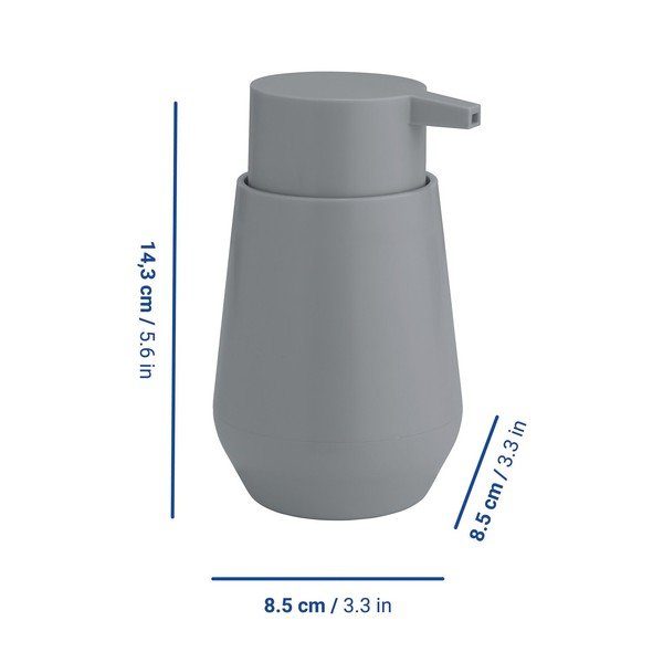 Szürke műanyag szappanadagoló 360 ml Vara – Allstar-image-1