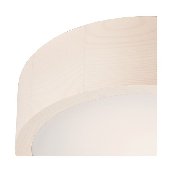 Fehér mennyezeti lámpa üveg búrával ø 27 cm Eveline – LAMKUR-image-3