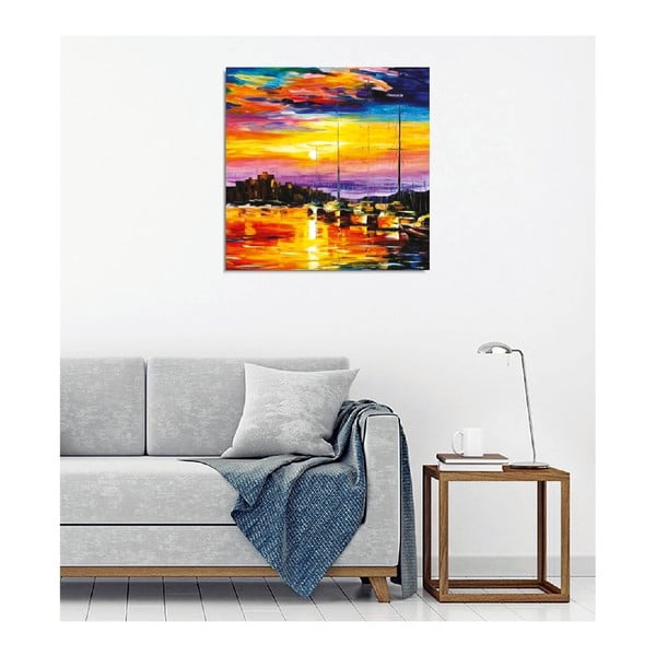 Vászon fali kép Leonid Afremov másolat, 45 x 45 cm-image-2