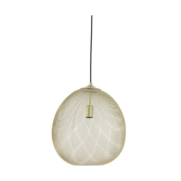 Aranyszínű függőlámpa fém búrával ø 40 cm Moroc – Light & Living