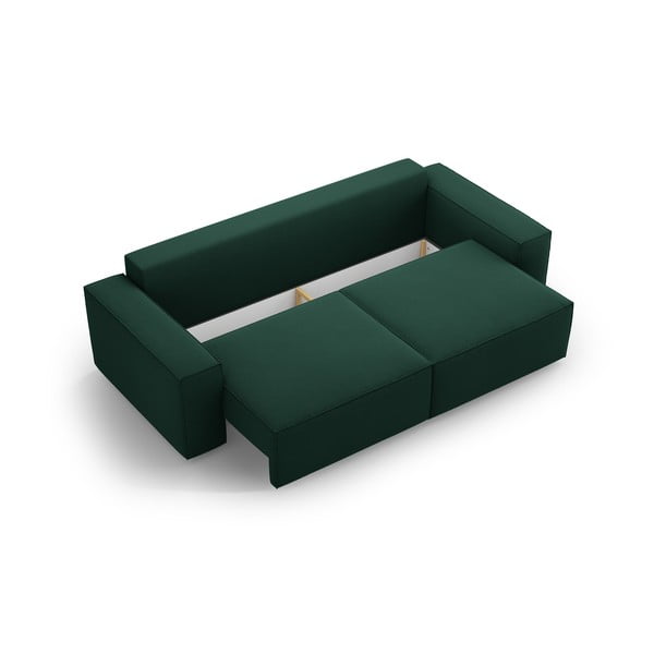 Zöld kinyitható kanapé 247 cm Jodie – Micadoni Home-image-3