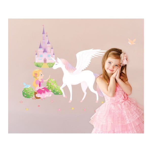 Princess, Unicorn and Castle falmatrica szett - Ambiance