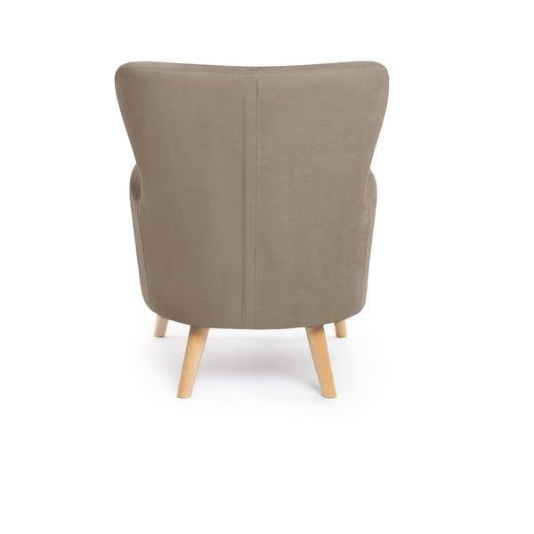 Bézs füles fotel Noemye – Bonami Selection-image-4