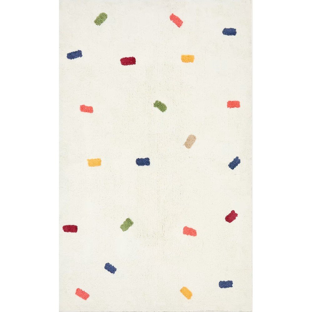 Krémszínű pamut gyerek szőnyeg 150x200 cm Epifania Kave Home