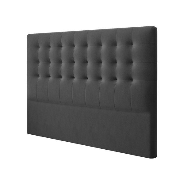 Athena sötétszürke ágytámla bársony kárpittal, 180 x 120 cm - Windsor & Co Sofas-image-2