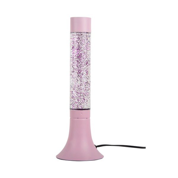Rózsaszín asztali lámpa üveg búrával (magasság 37,5 cm) Astro Glittler – Leitmotiv