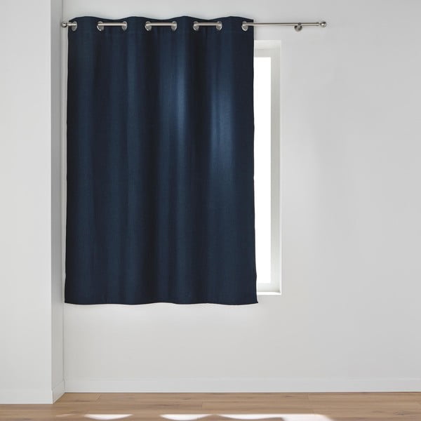 Sötétkék sötétítő függöny 140x180 cm Crepuscule – douceur d'intérieur