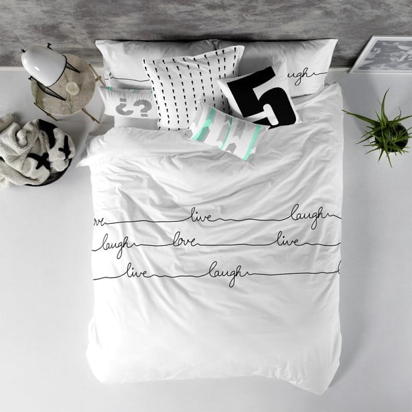 Live pamut paplanhuzat, 140 x 200 cm - Blanc-image-2