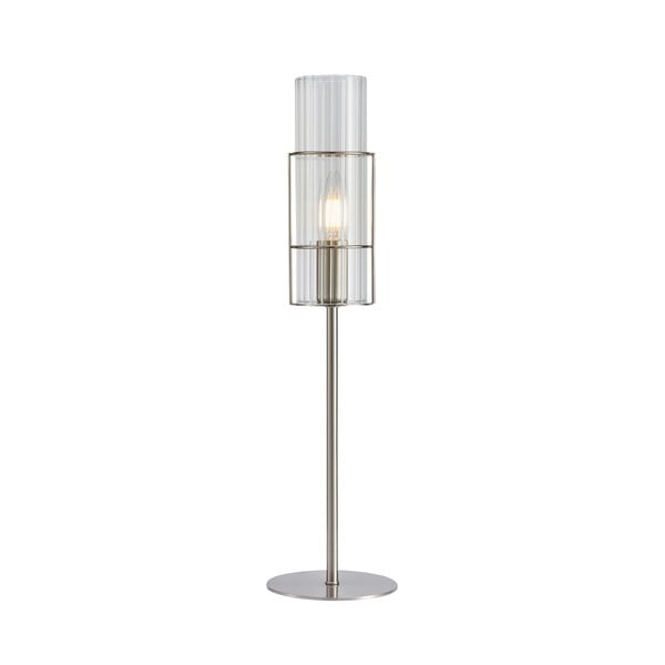 Ezüstszínű asztali lámpa (magasság 50 cm) Tubo – Markslöjd