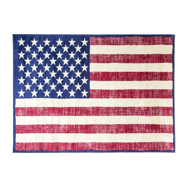 Amerikai zászlós szőnyeg, 140 x 200 cm - Cotex
